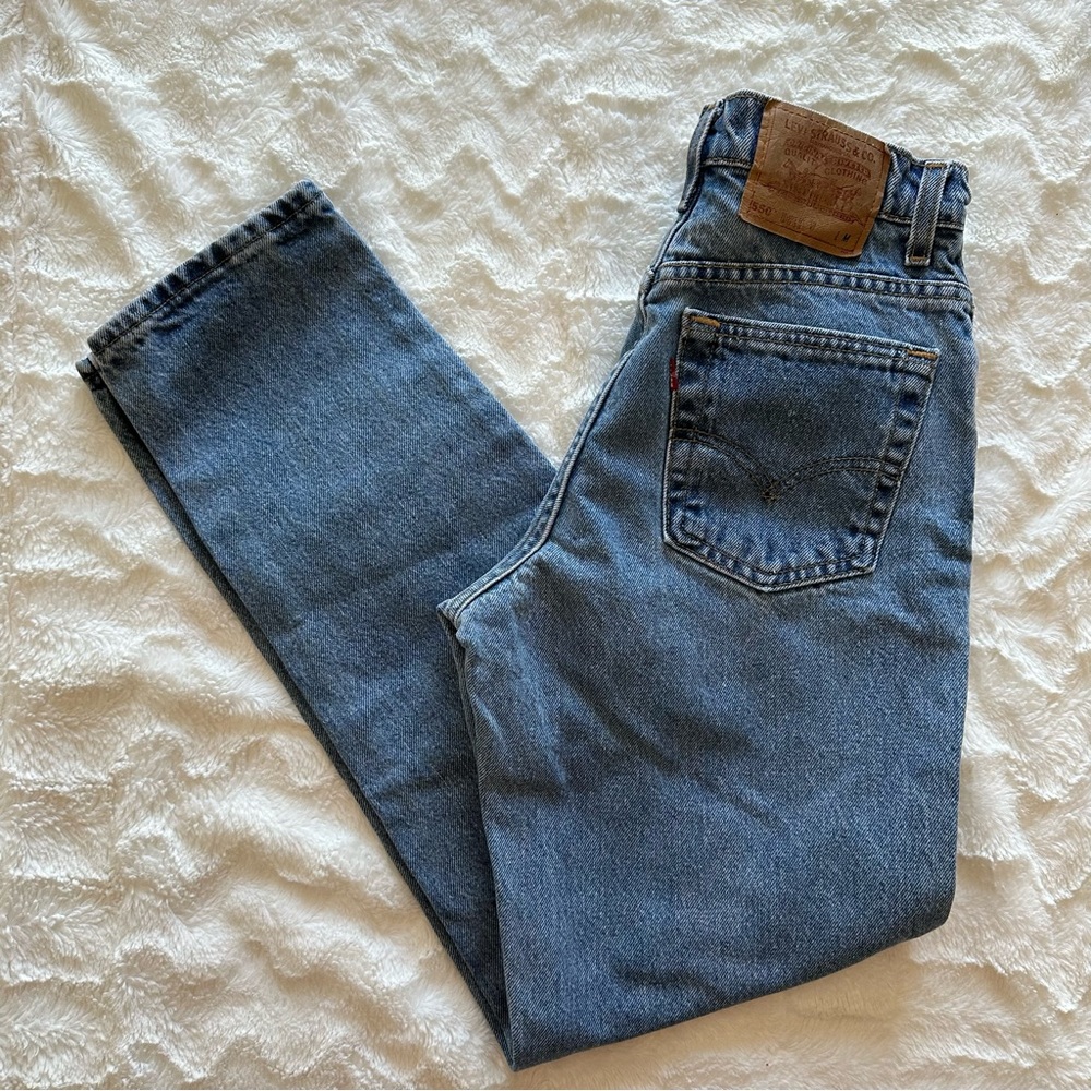Levi’s Size 7 Junior Vintage 550 Jeans 28x29 100% Cotton Made in USA